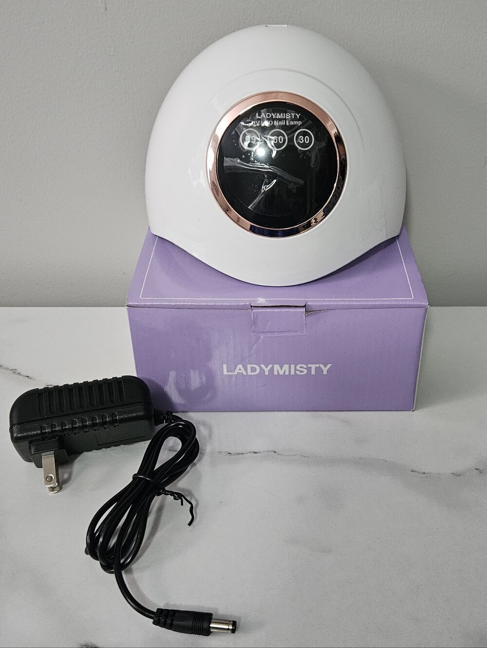 LADYMISTY L3 Uv Nail Lamp (White)- NEW IN BOX